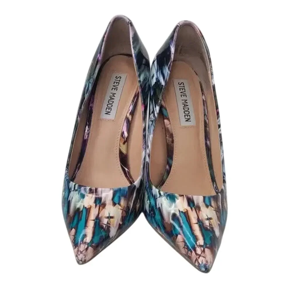 Steve Madden Multicolor Galaxy heels sz6